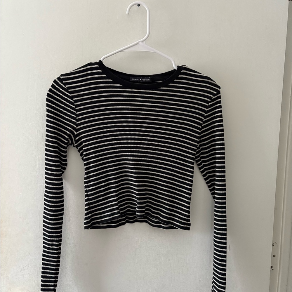 Brandy Melville stripped long sleeve